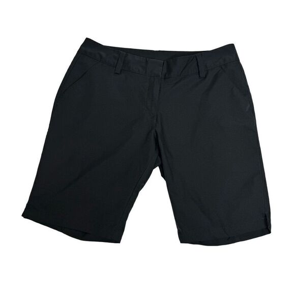 Adidas black climalite Bermuda golf shorts size 10 - Picture 1 of 11